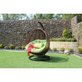 Chaise pivotante à rotin en poly rotin moderne / hamac pour jardin extérieur